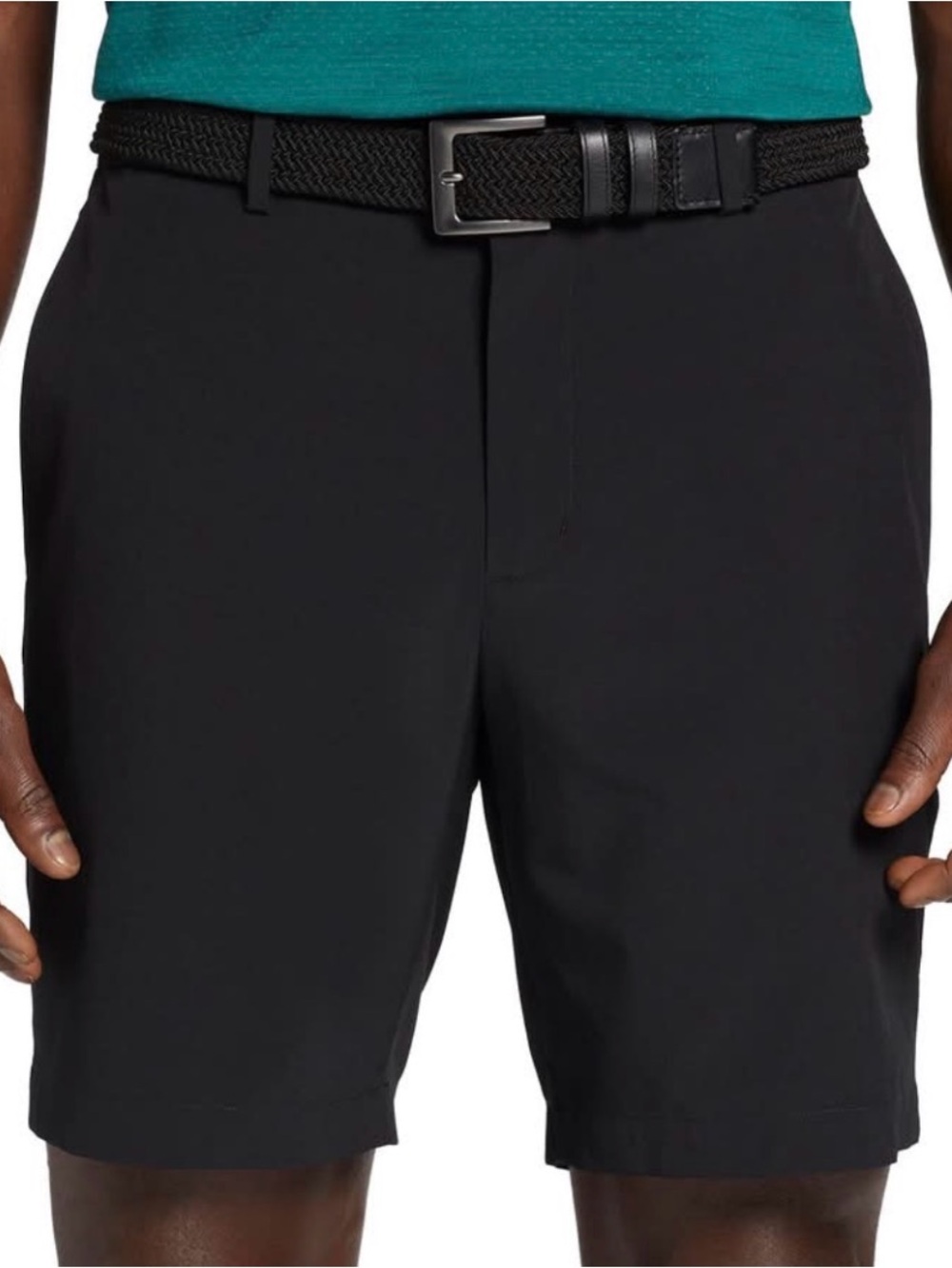 Walter Hagen Men's 34” Perfect 11 Golf Shorts 8 inseam Black